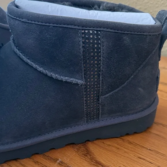 UGG Classic Gray Boots with rhinestone details - never worn - Picture 2 of 3